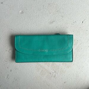 Jade coach wallet